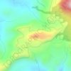 Cordillera Dariense topographic map, elevation, terrain