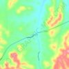 Hampshire topographic map, elevation, terrain