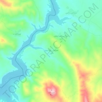 Ghulami Lower Old topographic map, elevation, terrain
