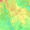 Naterki topographic map, elevation, terrain