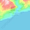 Garcia Hernandez topographic map, elevation, terrain