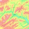 Luqu topographic map, elevation, terrain