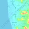 Santa Cruz topographic map, elevation, terrain