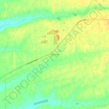 Rakahouka topographic map, elevation, terrain