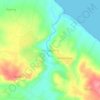 Nonggunong topographic map, elevation, terrain