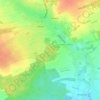 Giewont topographic map, elevation, terrain