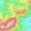 Col de Pavezin topographic map, elevation, terrain