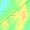 Rowena topographic map, elevation, terrain