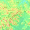 Kampala topographic map, elevation, terrain