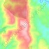 Pentland Hill topographic map, elevation, terrain