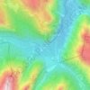 Schluderbach - Carbonin topographic map, elevation, terrain