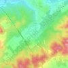 Cazan topographic map, elevation, terrain