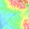 Kouvelles topographic map, elevation, terrain