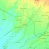 Asingan topographic map, elevation, terrain