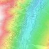 Ligne topographic map, elevation, terrain