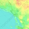 Bystry topographic map, elevation, terrain