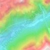 Livet topographic map, elevation, terrain