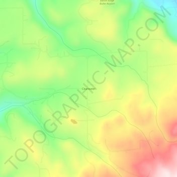 Clearwater topographic map, elevation, terrain