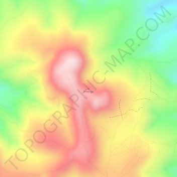 Imanga topographic map, elevation, terrain