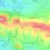Wymyślona topographic map, elevation, terrain