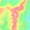 Mount Malinao topographic map, elevation, terrain