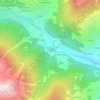 Échevennoz-Dessus topographic map, elevation, terrain