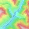 Lawat topographic map, elevation, terrain