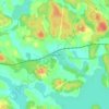 Skebokvarn topographic map, elevation, terrain