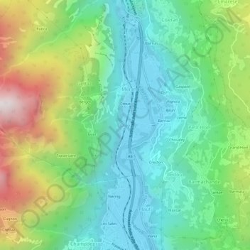 Oley topographic map, elevation, terrain