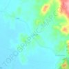 Ban Saraphi topographic map, elevation, terrain
