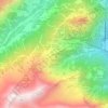 Larechon topographic map, elevation, terrain