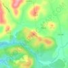 Relvas topographic map, elevation, terrain