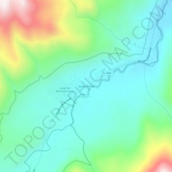 Goose Prairie topographic map, elevation, terrain