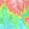 Le Verdier topographic map, elevation, terrain