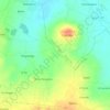 Cabarcos topographic map, elevation, terrain