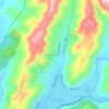 Gordon Heights topographic map, elevation, terrain