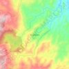 Angostura topographic map, elevation, terrain