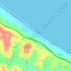 Montignano-Marzocca topographic map, elevation, terrain