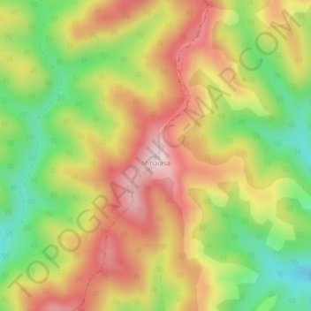 Mihaiasa topographic map, elevation, terrain