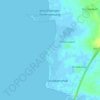 Gold topographic map, elevation, terrain