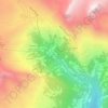 Glarey topographic map, elevation, terrain