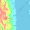 San Andres topographic map, elevation, terrain