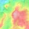 Cothercott Hill topographic map, elevation, terrain