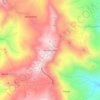 Pamantawan topographic map, elevation, terrain