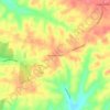 Tennessee Ridge topographic map, elevation, terrain
