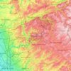 Remscheid topographic map, elevation, terrain