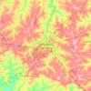 São José do Rio Preto topographic map, elevation, terrain