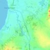 Pajo topographic map, elevation, terrain