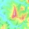 Rangitoto topographic map, elevation, terrain