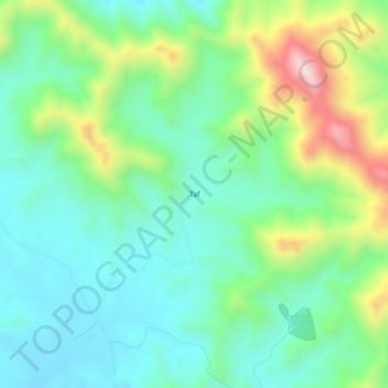 Taf topographic map, elevation, terrain